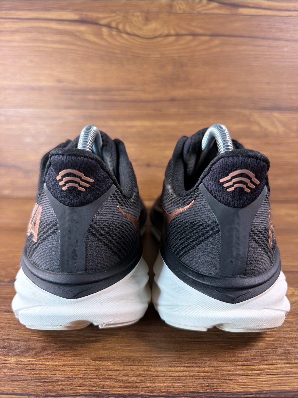 Hoka Clifton 9 Women's‎ Running Shoes Black Rose Gold Size 9.5 - Picture 6 of 10